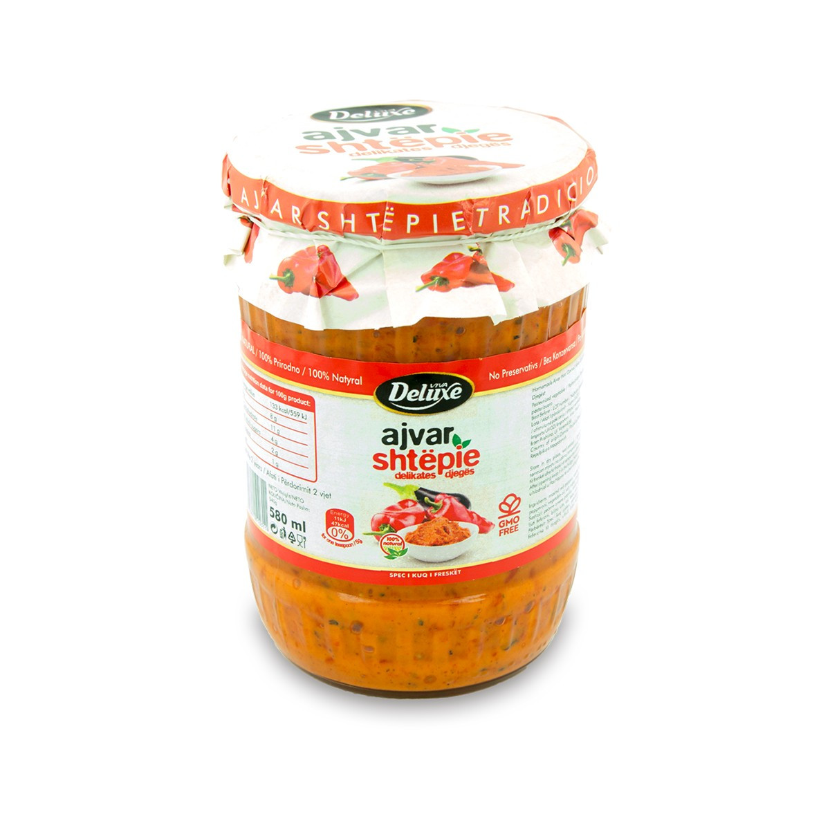 Ajvar i djeges shtepiak Deluxe 580gr
