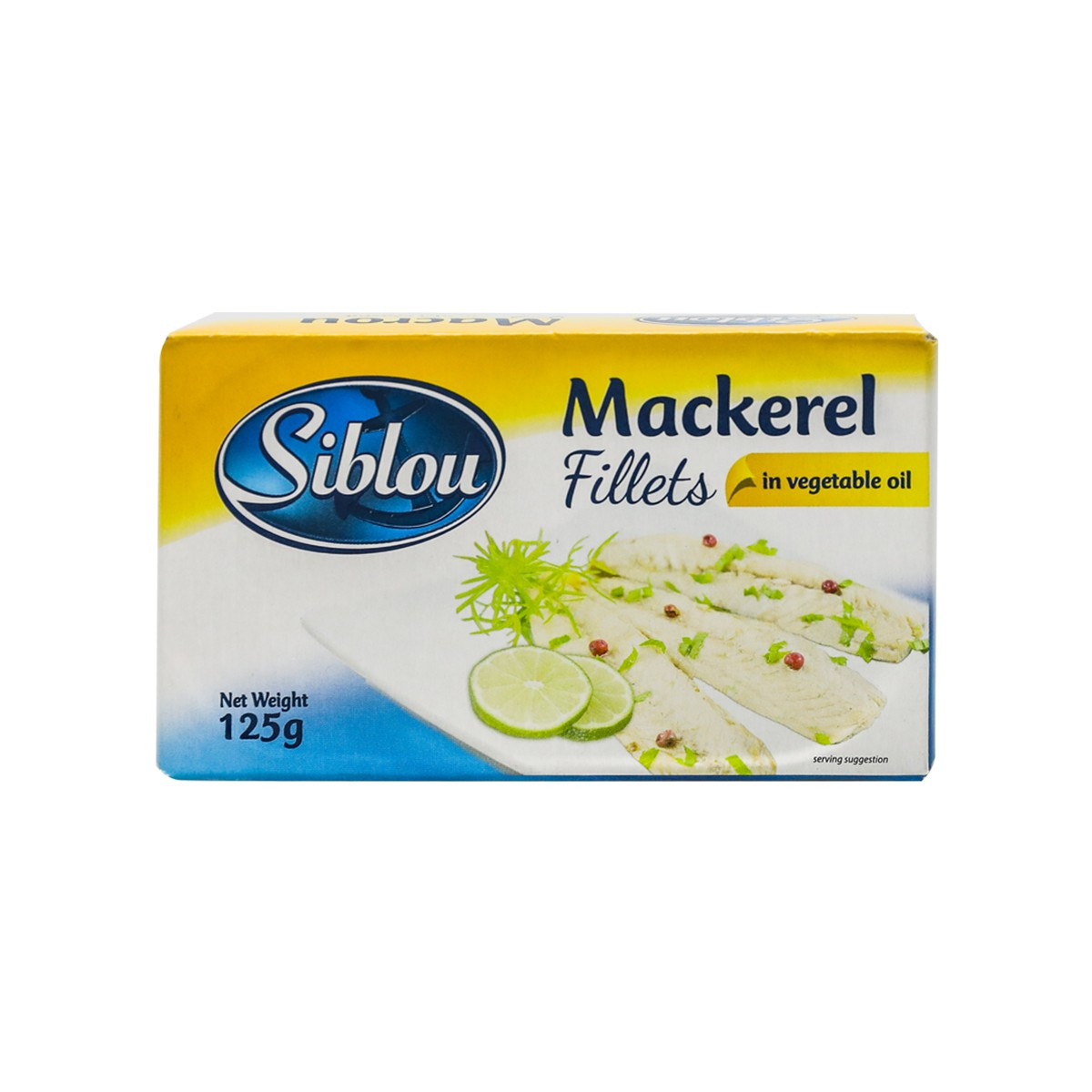 Sardine makarell Siblou 125gr