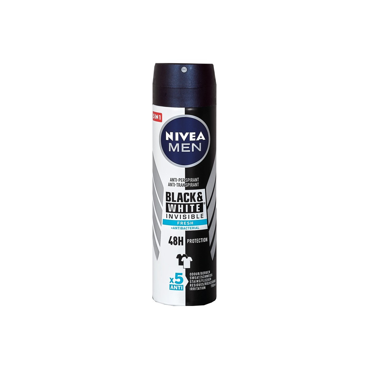 Deo per meshkuj black&white Nivea 150ml