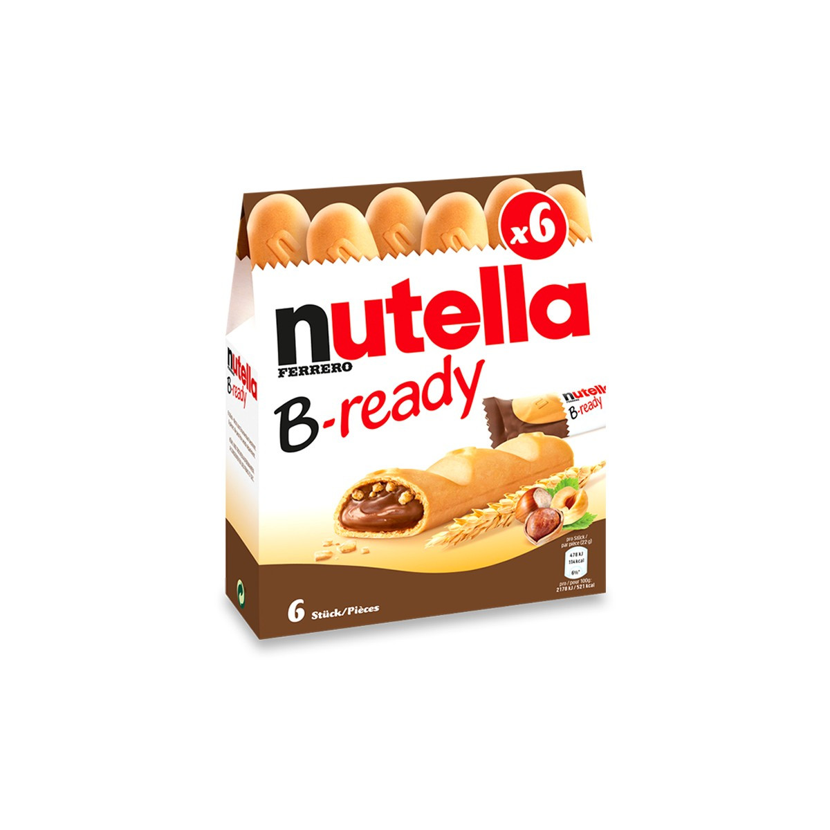 Biskote me lajthi&kakao Nutella 136gr