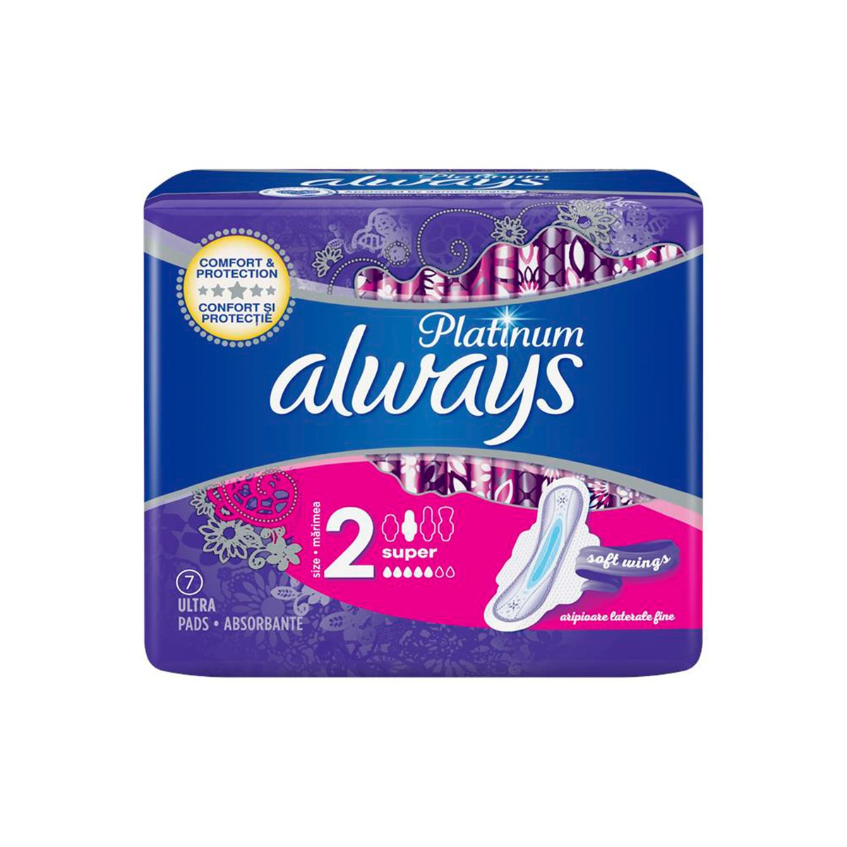 Vata higjienike Always Platin.Super 7cop