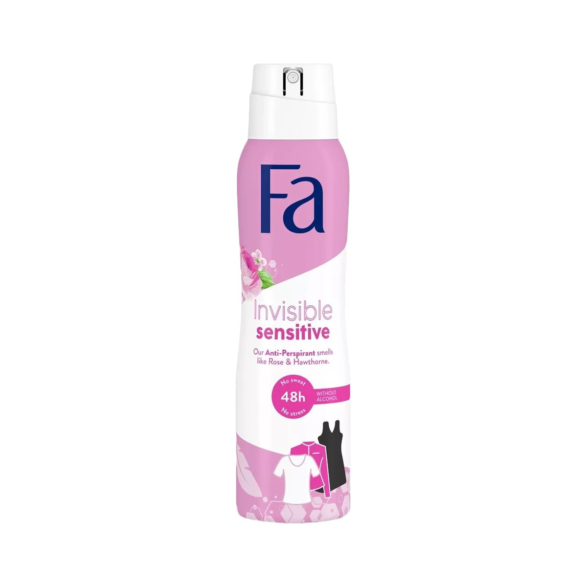 Deodorant per femra invisible Fa 150ml