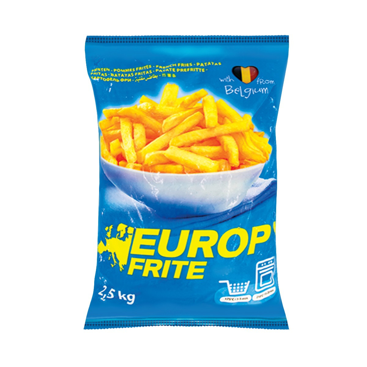 Pomfrit EVROPE 2.5 kg