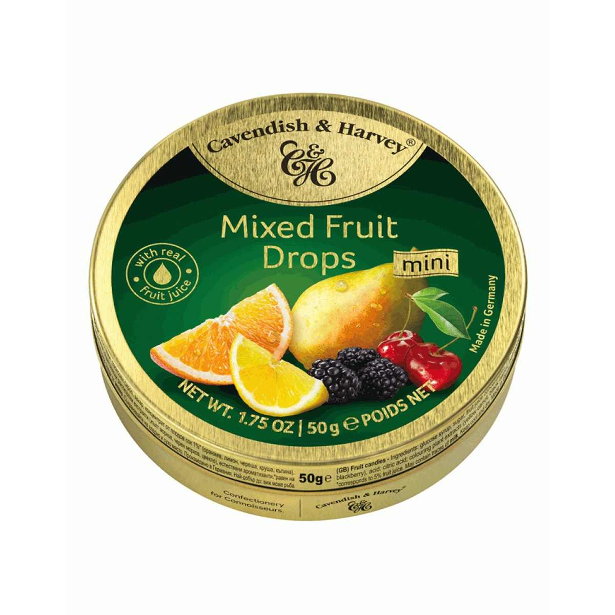 Bonbona kanaqe fruta mix C&H 50gr