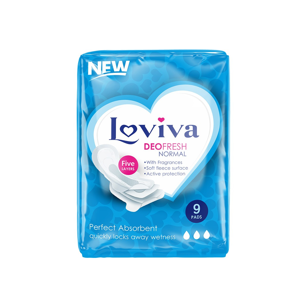 Pecet Higjienike Loviva Normal Fresh 9co