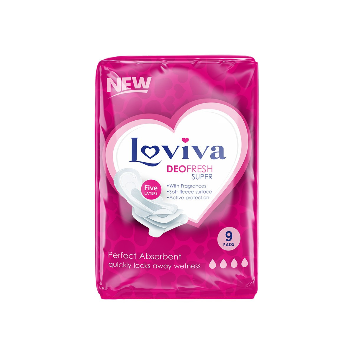 Pecet Higjienike Loviva Super Fresh 9cop