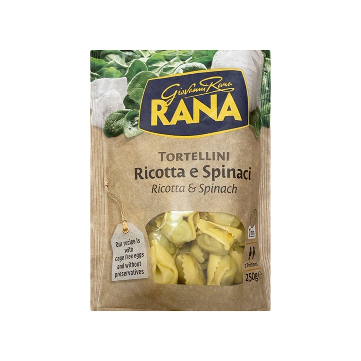 Ravioli ricotta&spinaq Rana 250gr