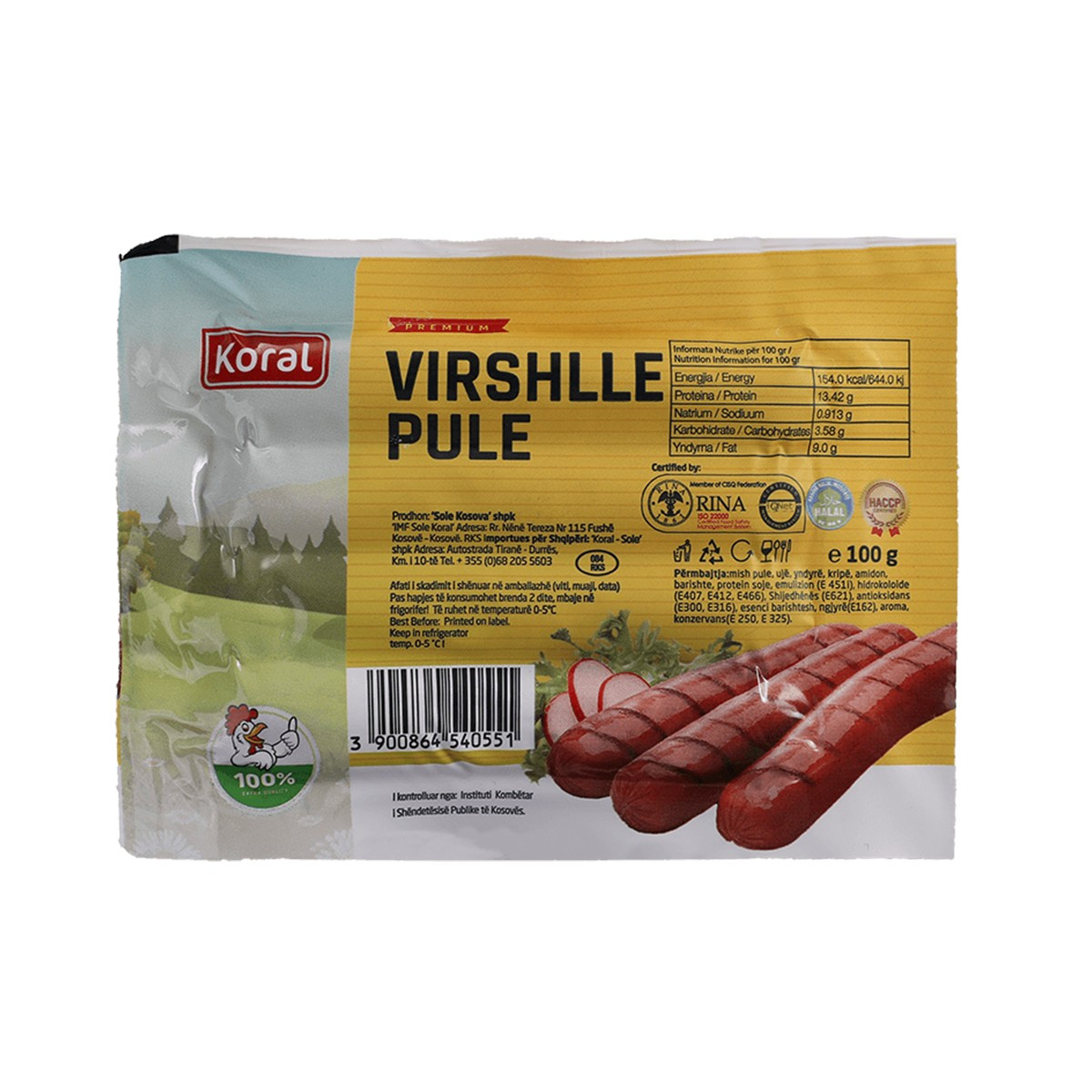 Virshlle Pule Premium Koral 100gr
