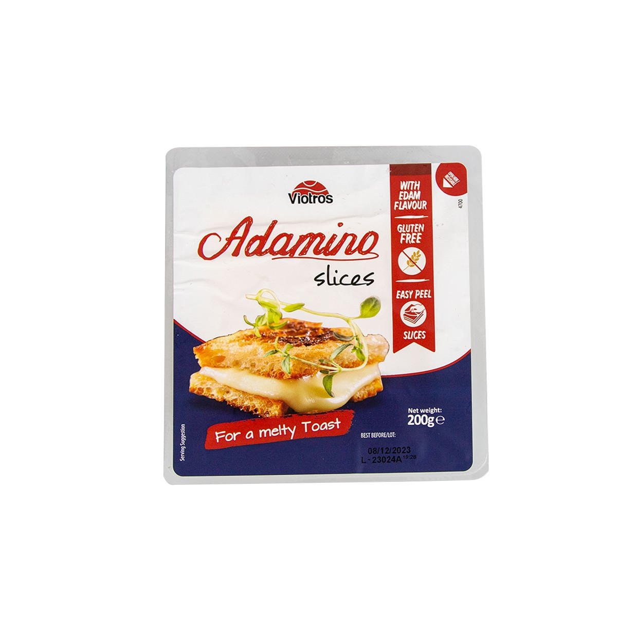 Kaqkavall tosti slices Adamino 200g.