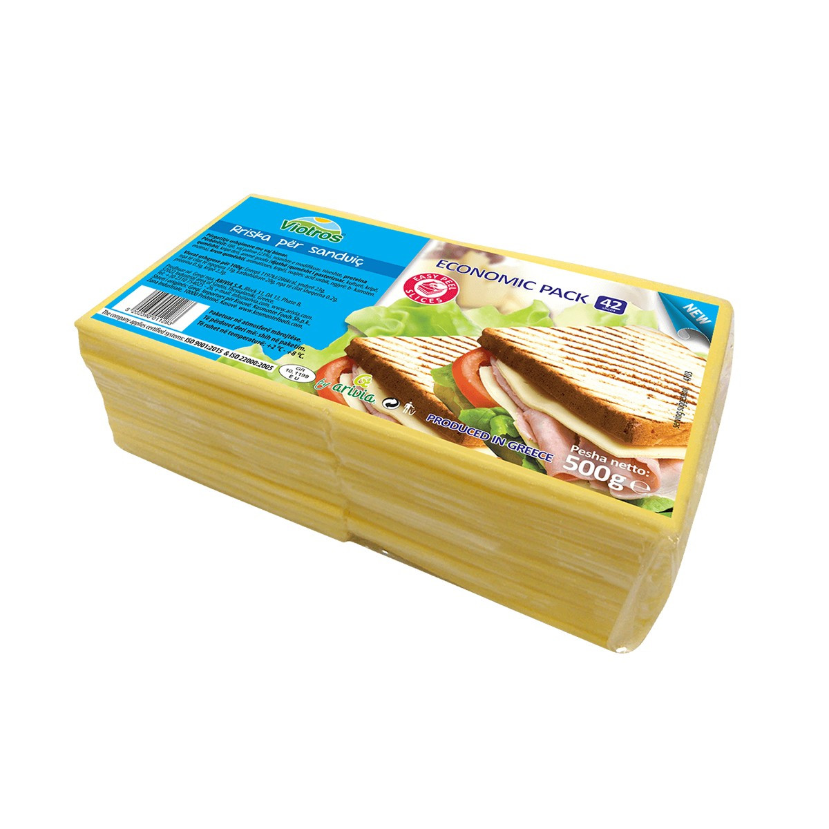 Kaqk. sandwich slices Viotros Y.B 500g.
