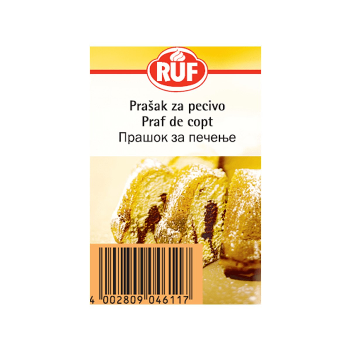 Pluhur per pjekje Ruf 6x15gr