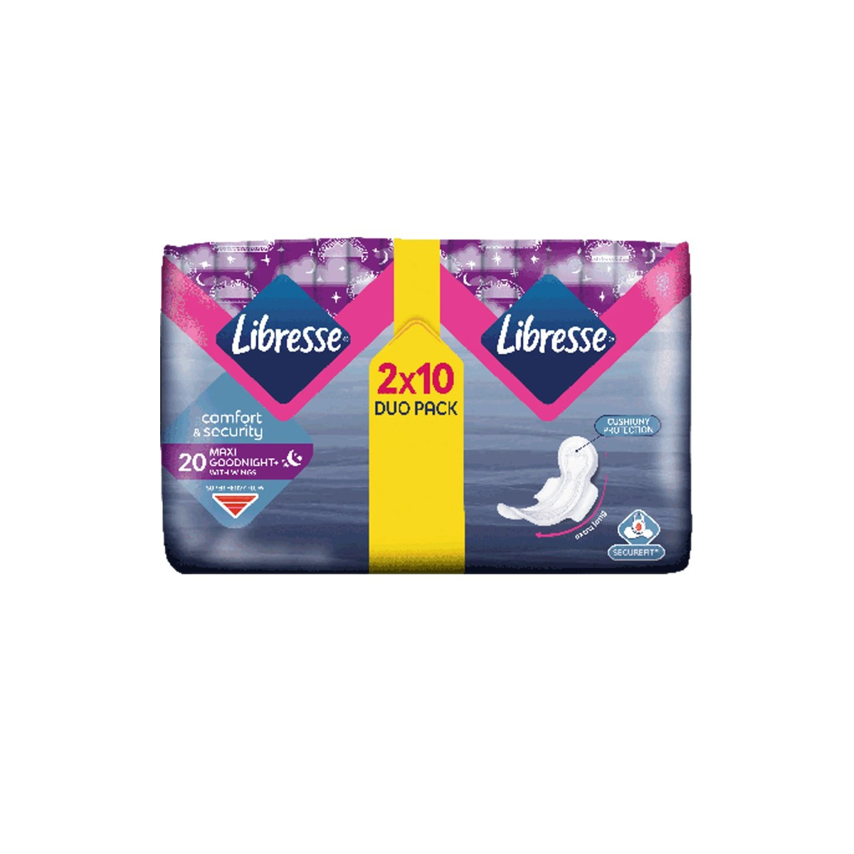 Peceta higjienike Libresse Duo Maxi 2x10