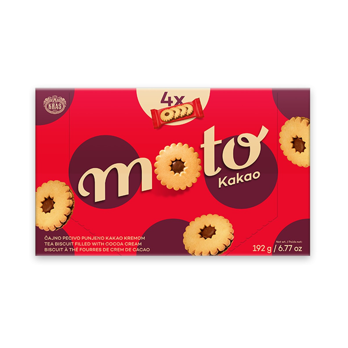 Biskota me kakao Moto 192gr