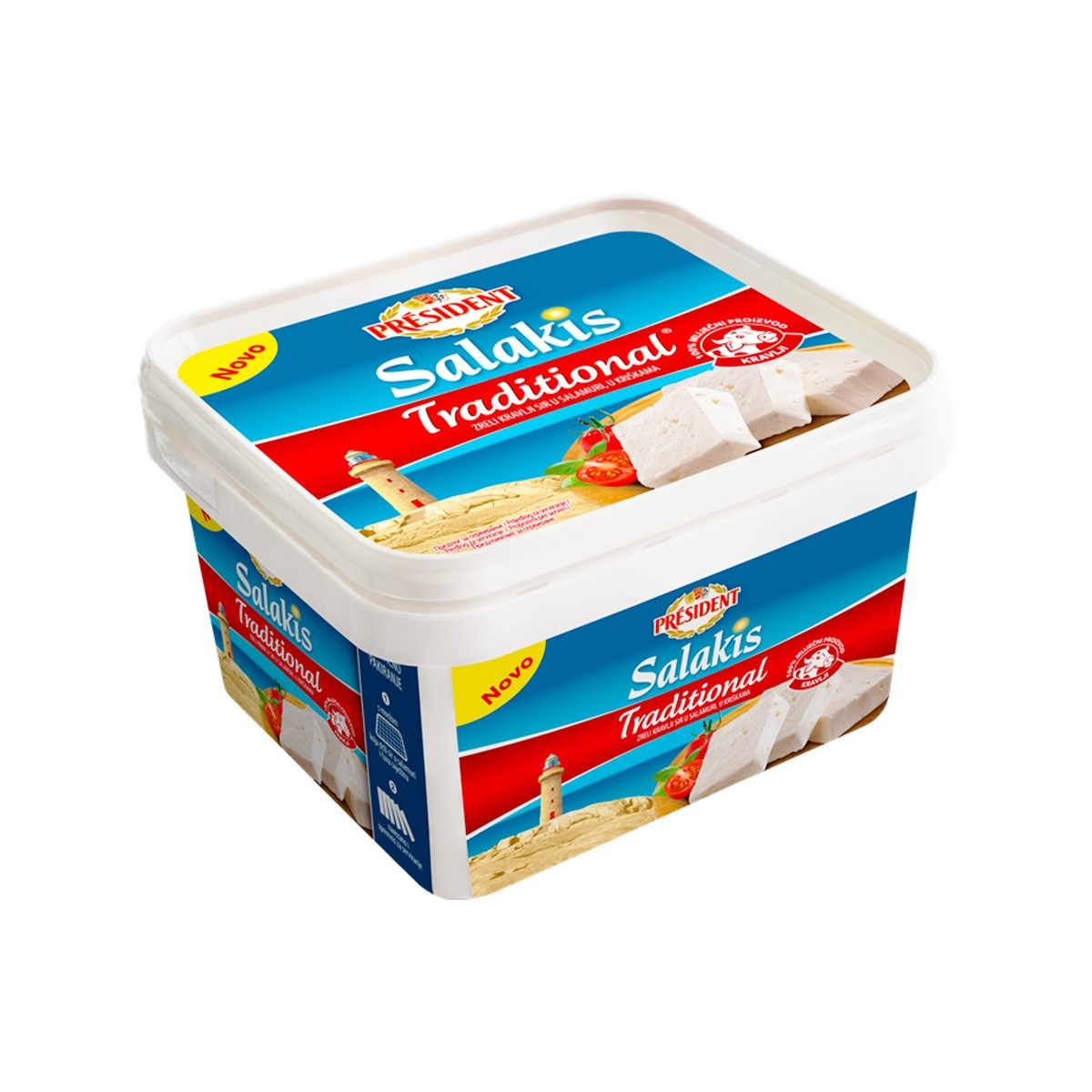 Djath forte lope salakis President 770gr