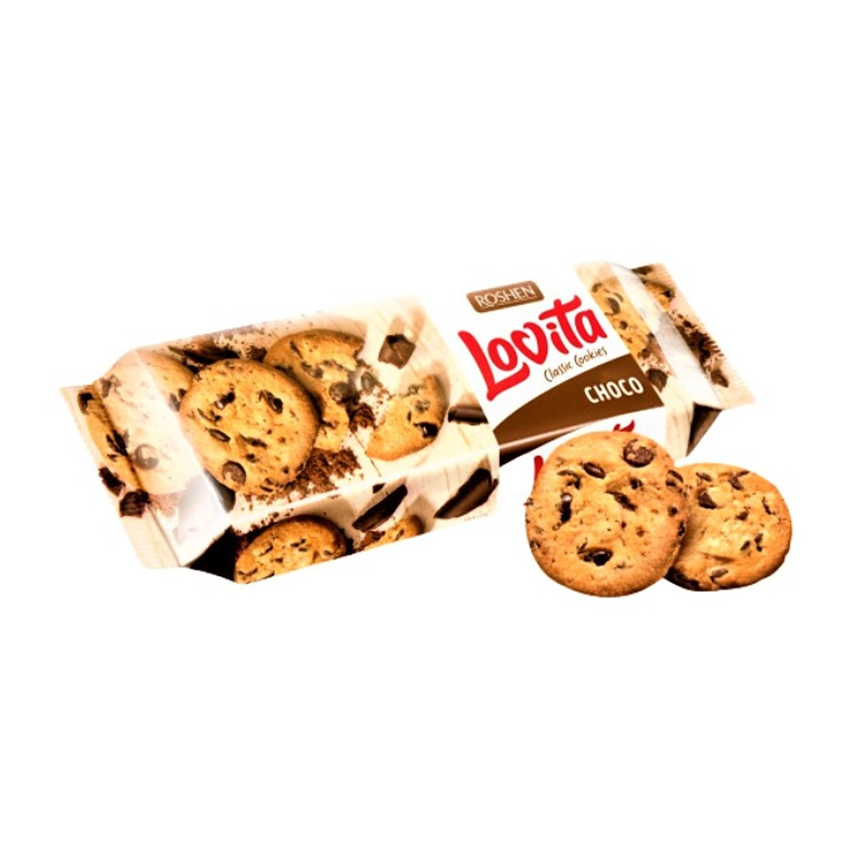 Biskota me grimca çoko Roshen 150gr