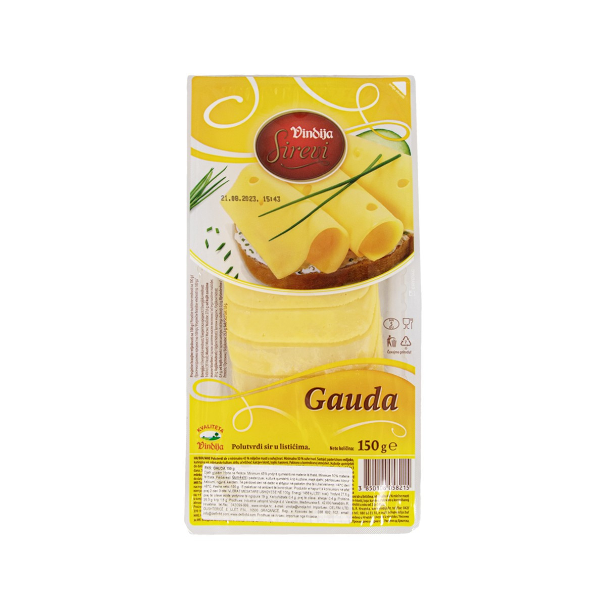 Kaqkavall gauda Vindija 150gr