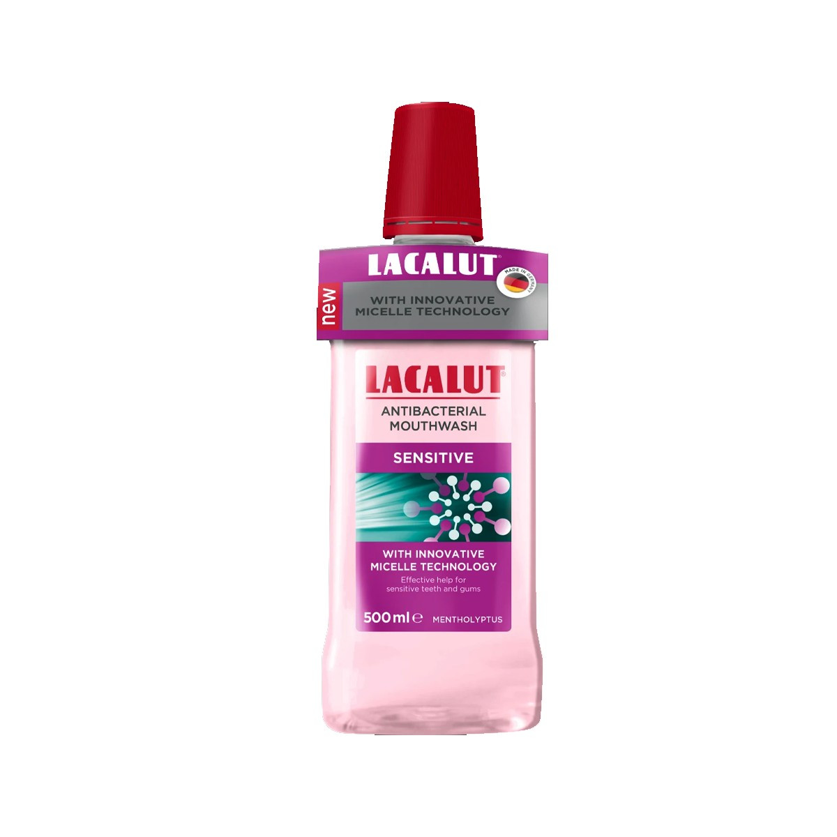 Uje pastr.goje Lacalut Sen.Micelar 500ml