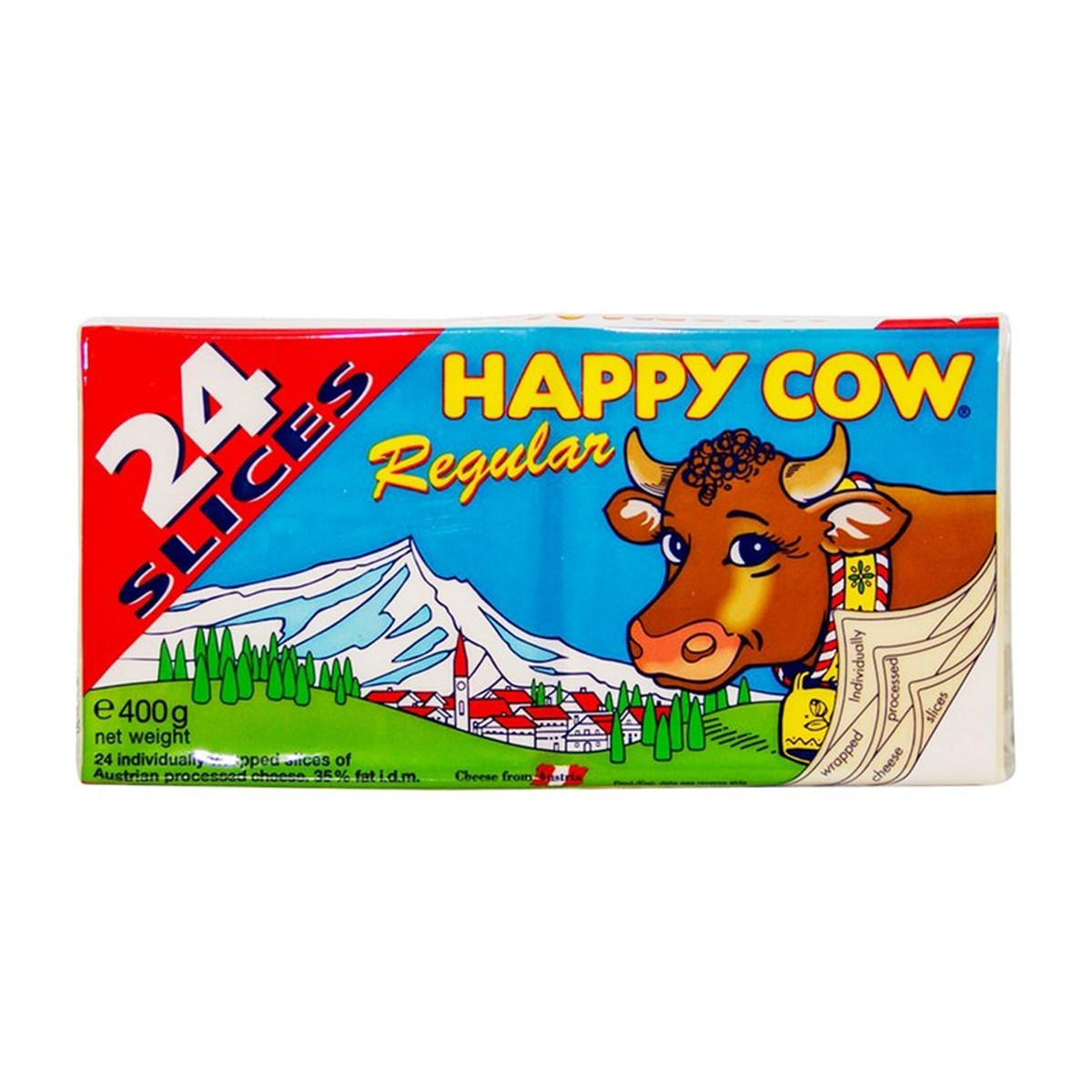 Kaqkavall Slices Double Happy Cow 400gr