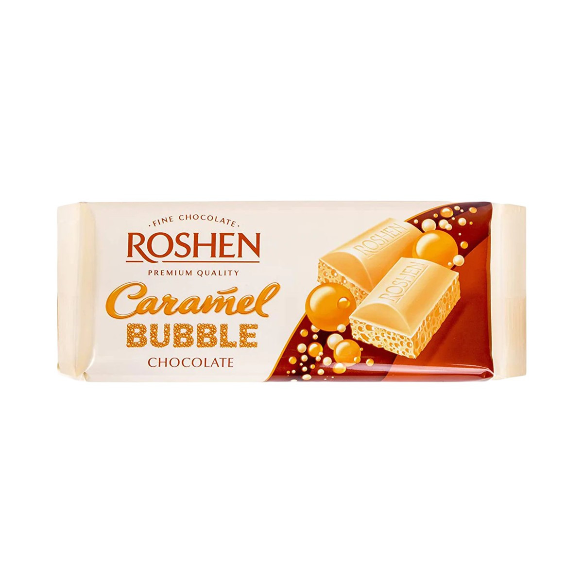Çokllate e caramel Bubble Roshen 80gr