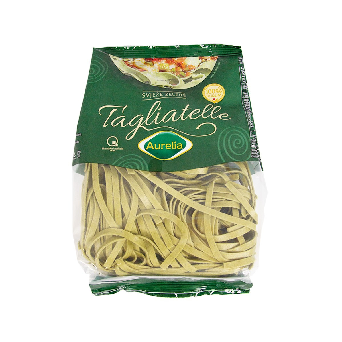 Tagliatelle e gjelbert Aurelia 250gr