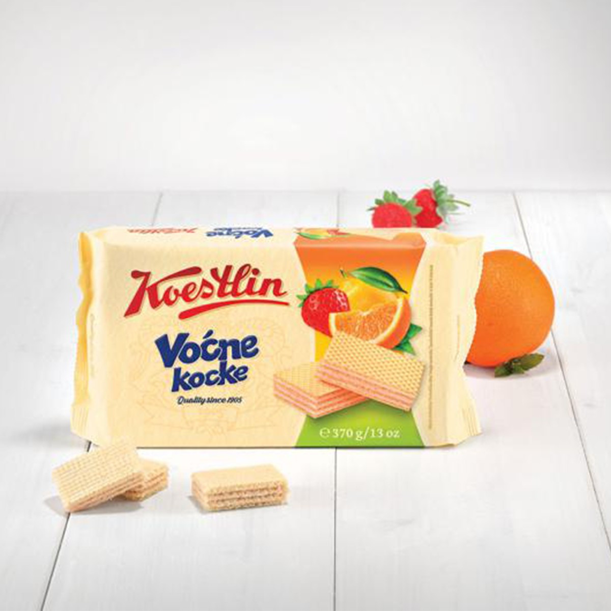Vafer me fruta Koestlin 370gr