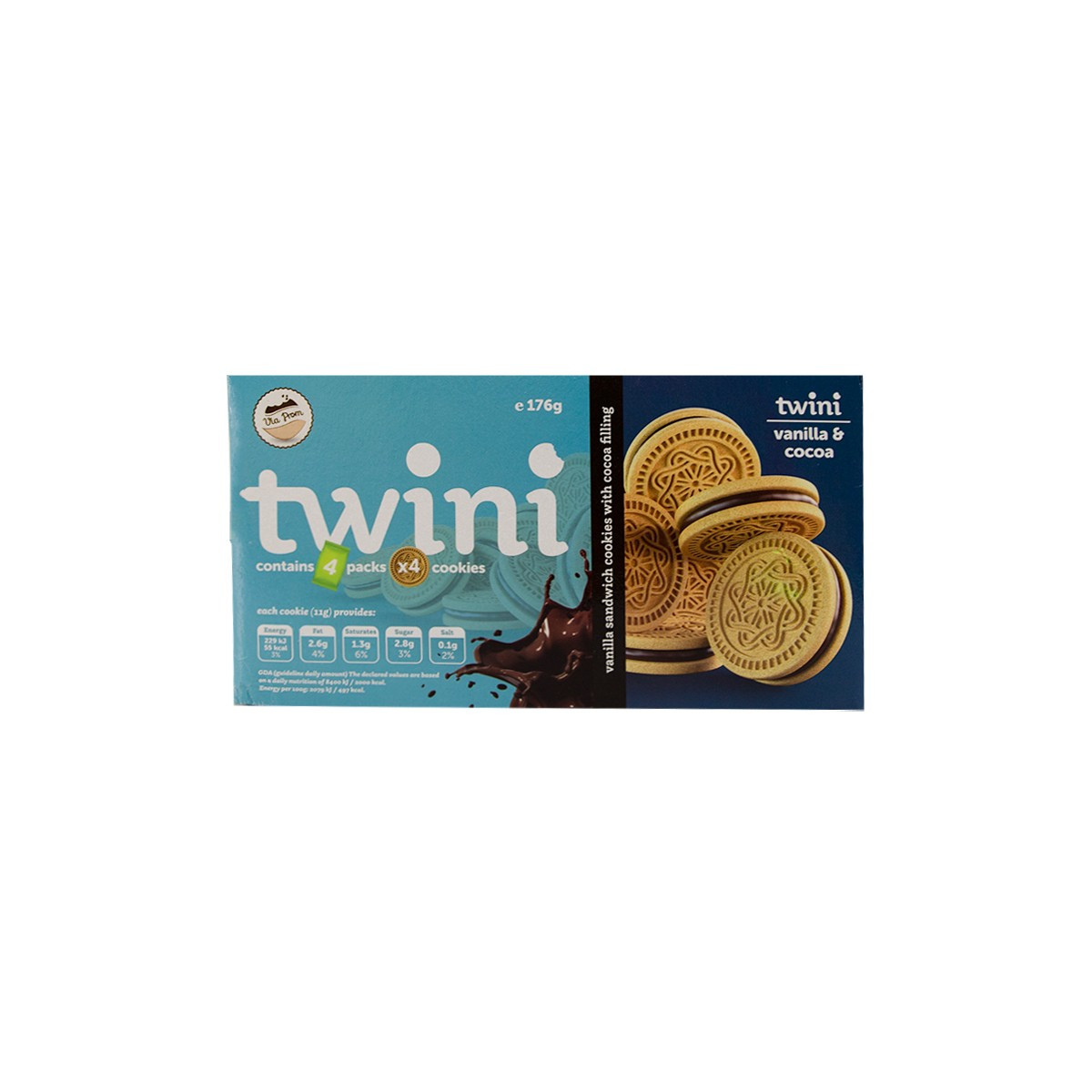 Biskota me vanill&kakao Twini 176gr