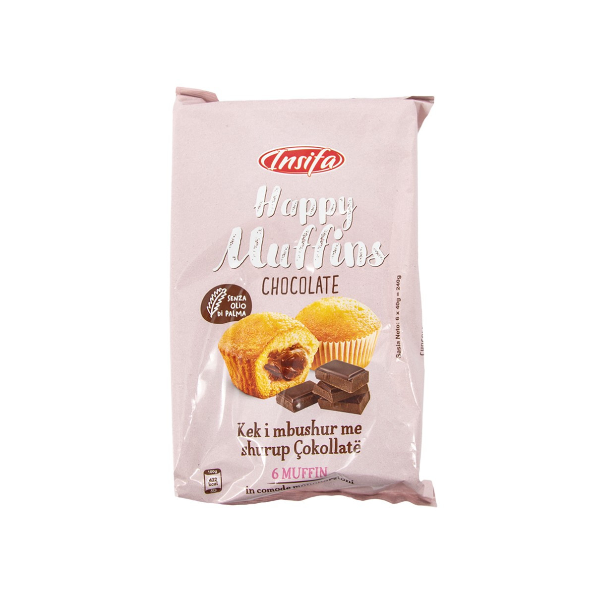 Muffins me cokollate Insifa 240gr