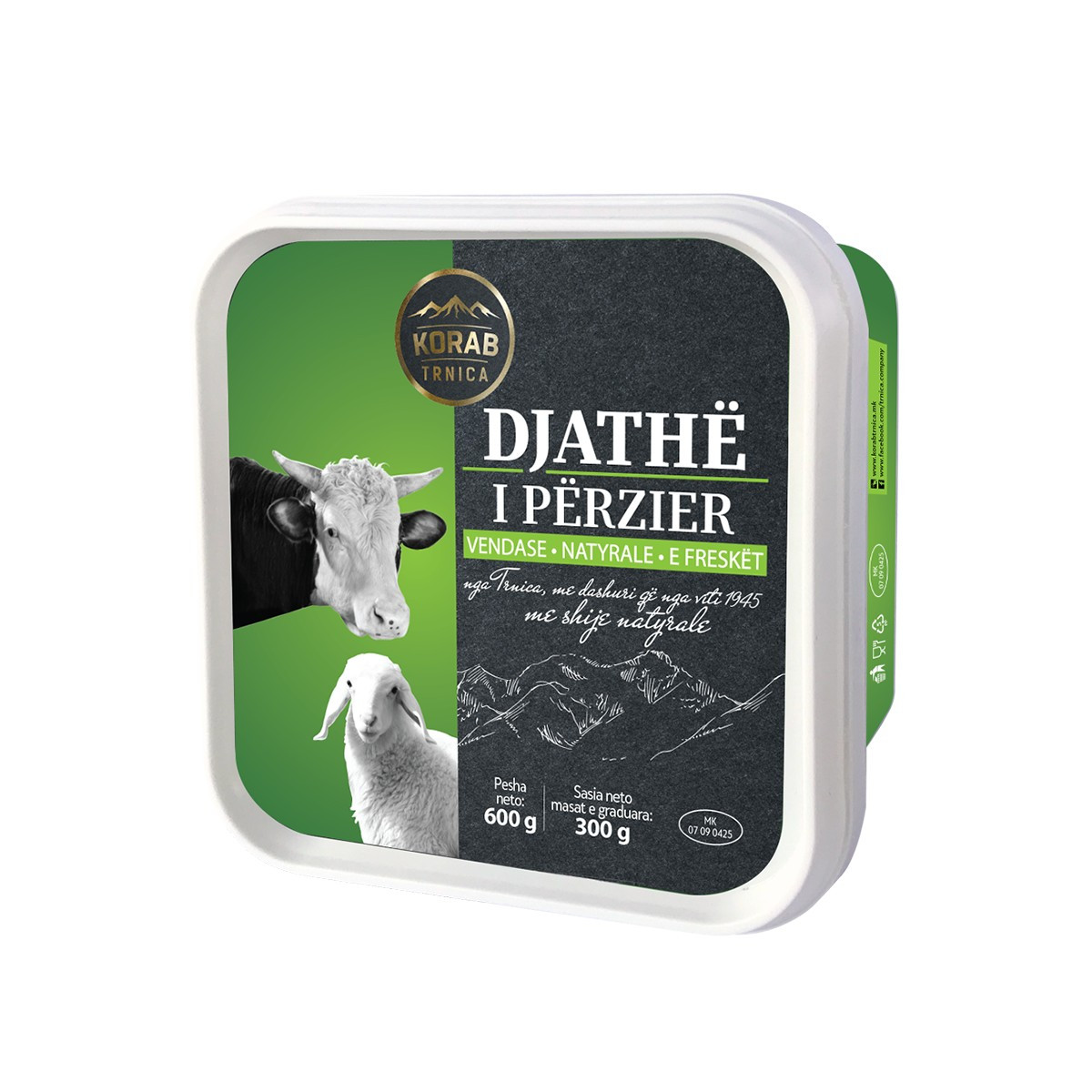 Djath i Perzier Korab 300g