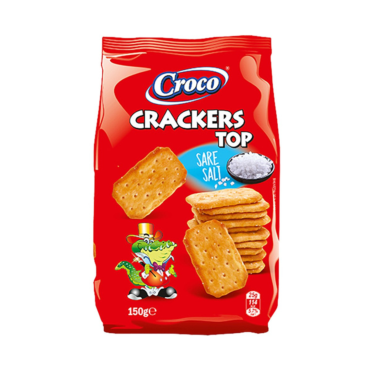 Krakera me kripë Croco 150gr
