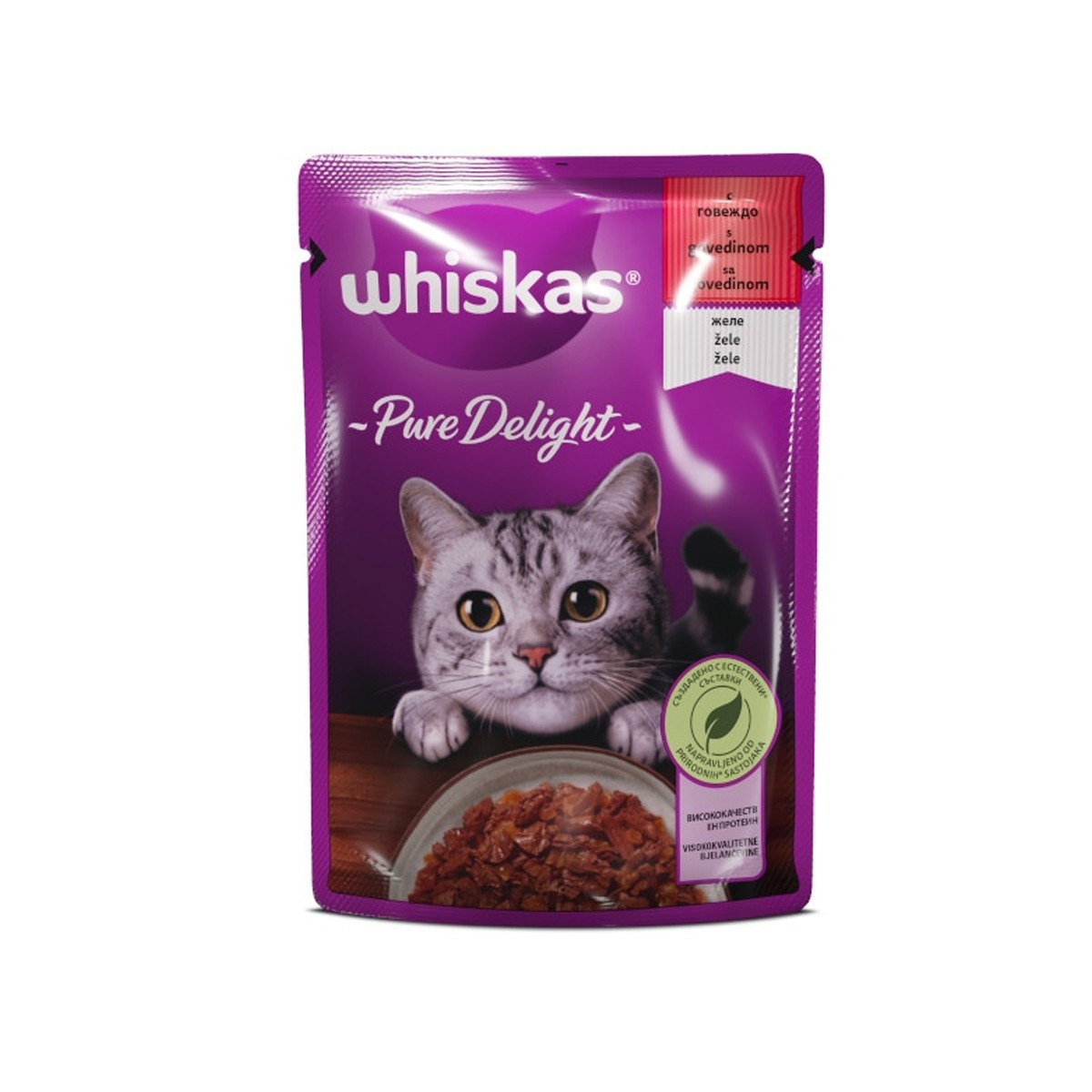 Ushqim mace viçi delight Whiskas 85gr