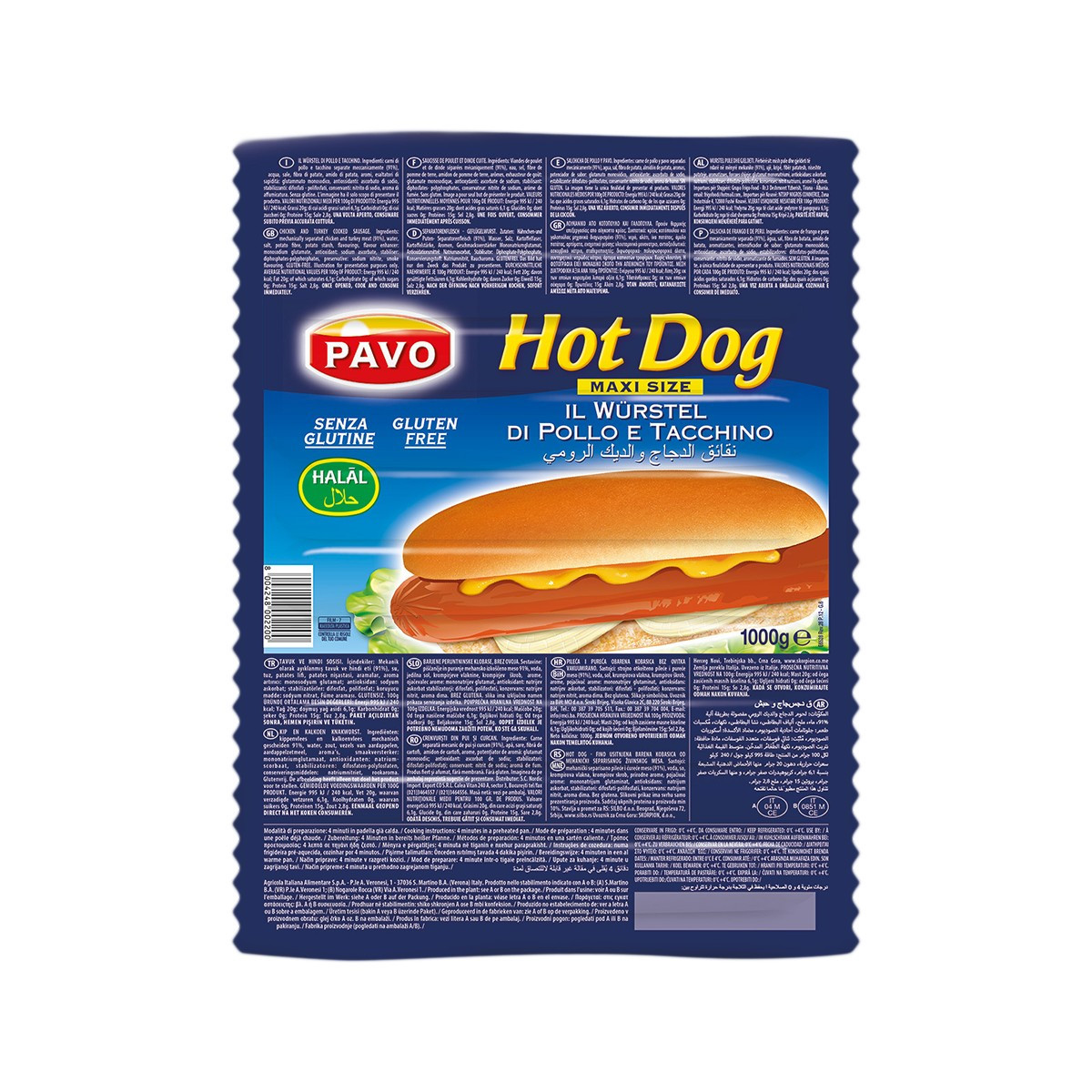 Virshlle pule paglyten Pavo 1000gr