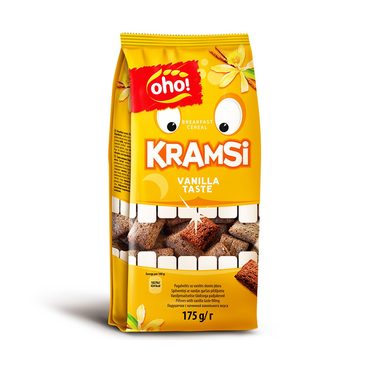 Kornfleks me mbushje vanille Oho 175gr