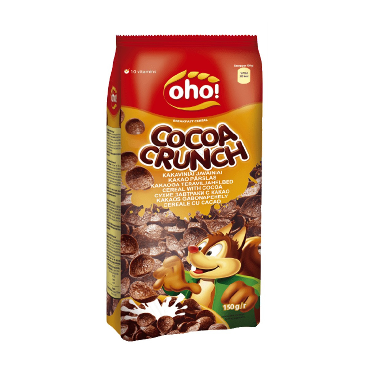 Kornfleks çokollate crunch Oho 150gr