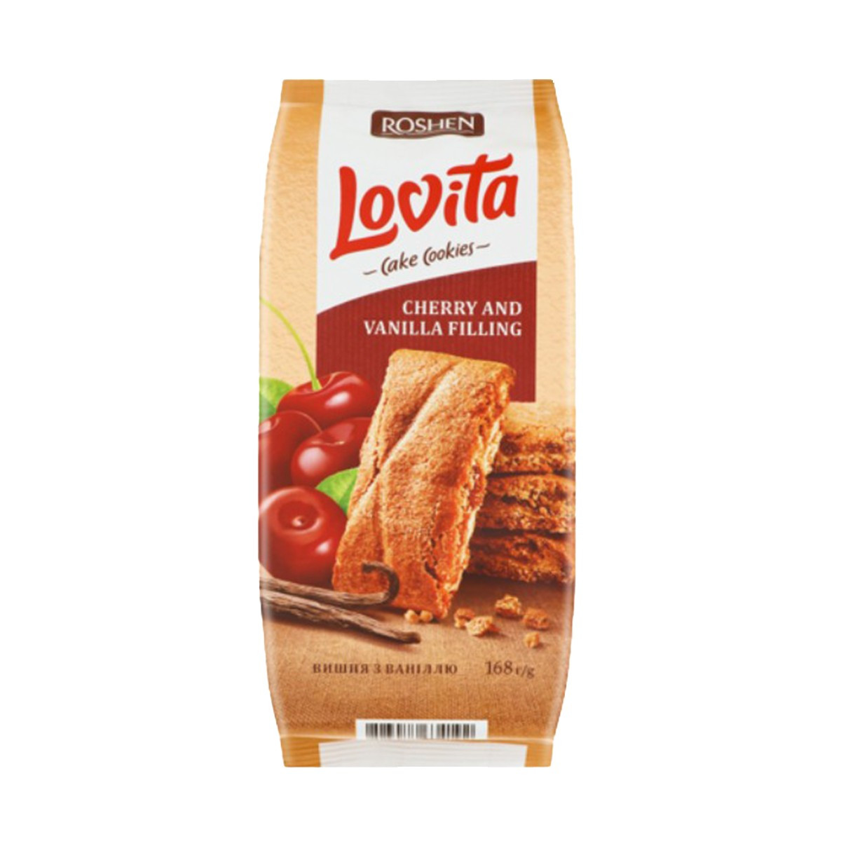 Kek shtrudlle me vishnje Roshen 168gr