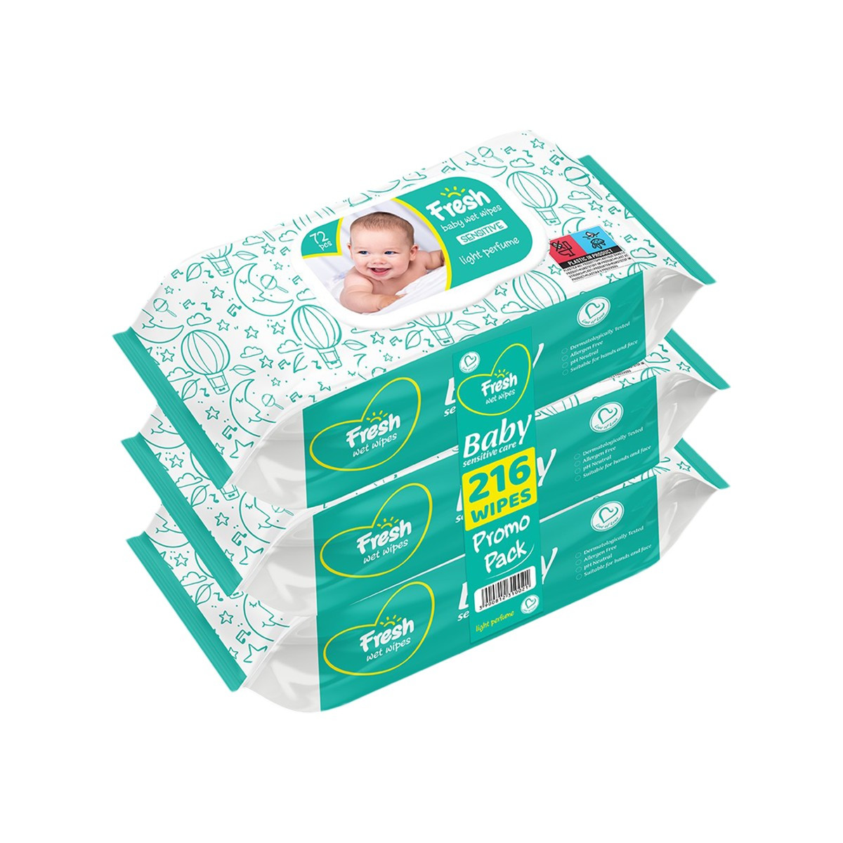 Leter e lagur Sensitiv Fresh 3/1 216cope