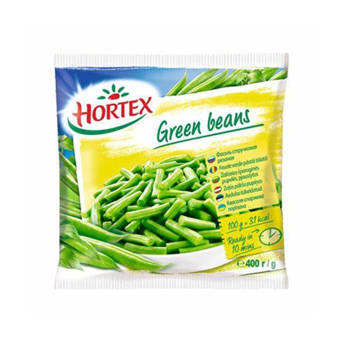 Hortex bishtaja te gjelberta 400g