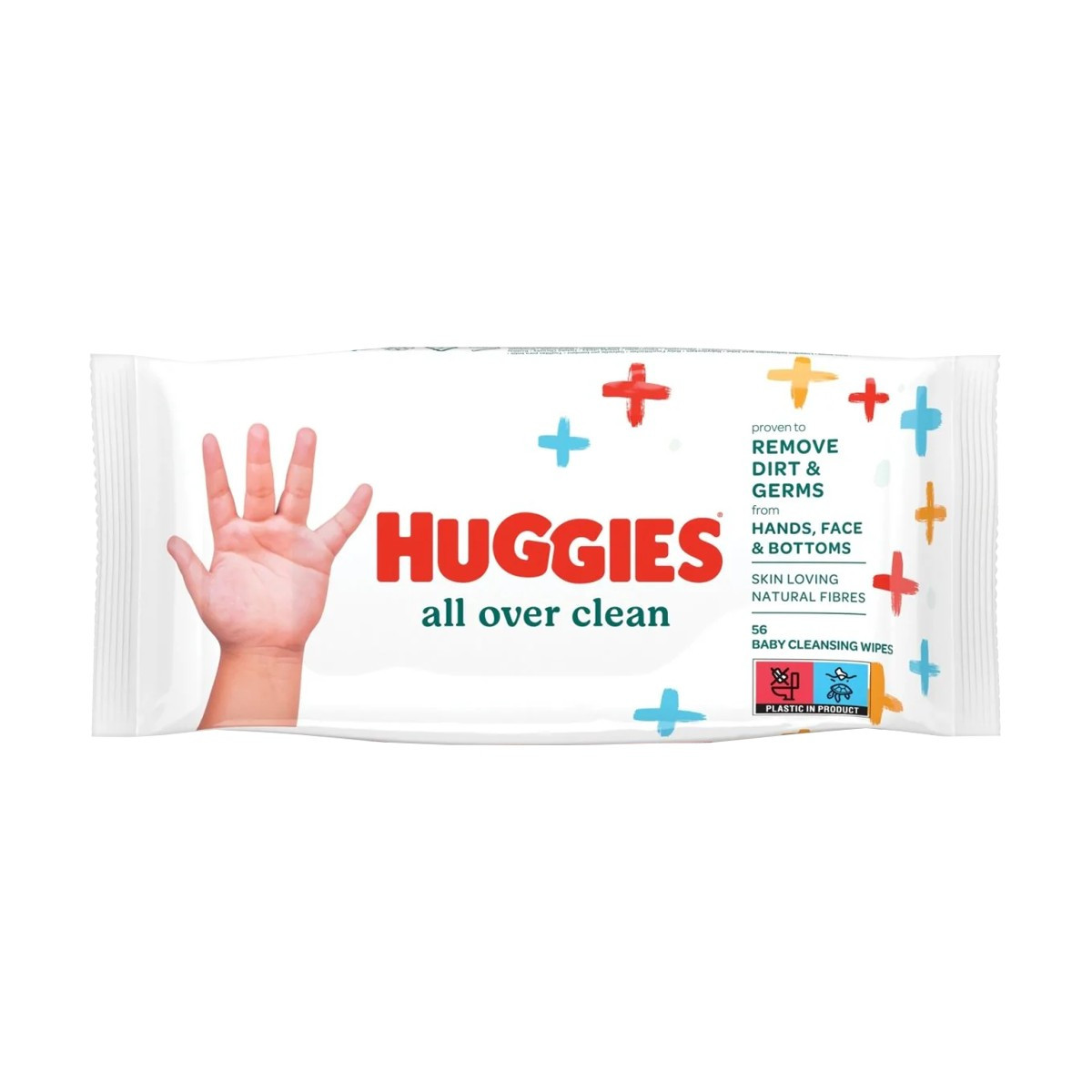 Letër e Lagur Huggies All over clean 56c