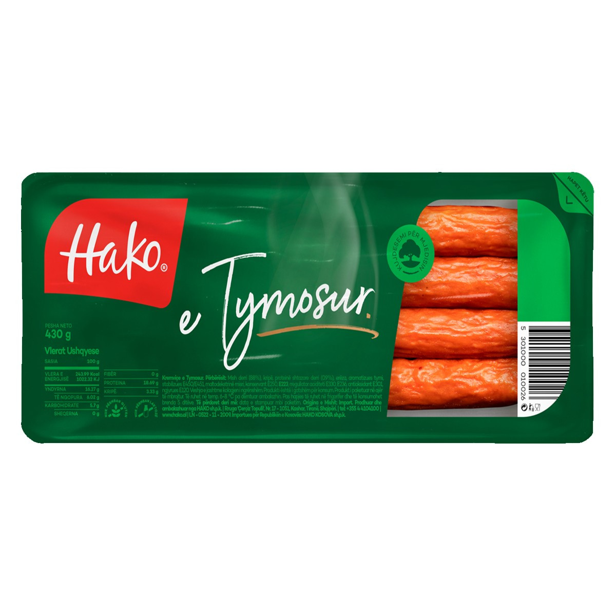 Virshlle e tymosur derri Hako 430gr