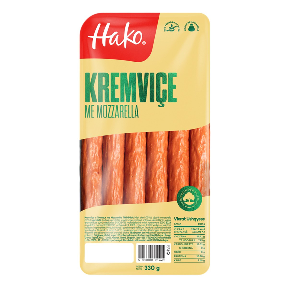 Virshlle e tymosur derri me Hako 330gr