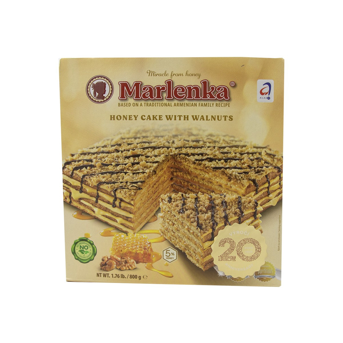 Torte me mjalt dhe arra Marlenka 800gr