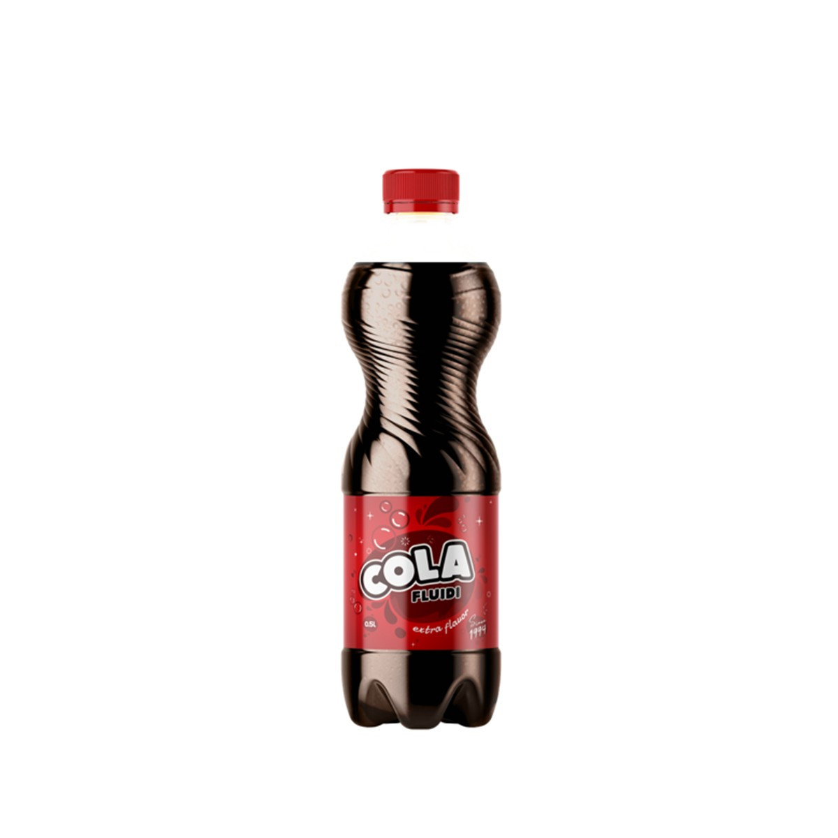 Pije e gazuar cola Fluidi 0.5L