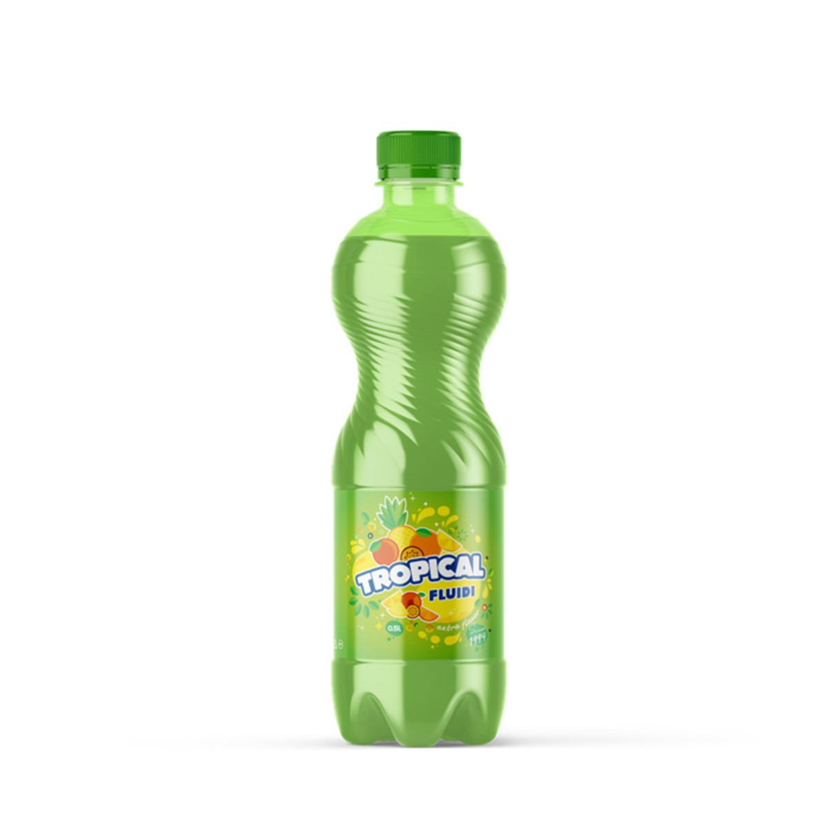 Pije e gazuar tropical Fluidi 0.5L