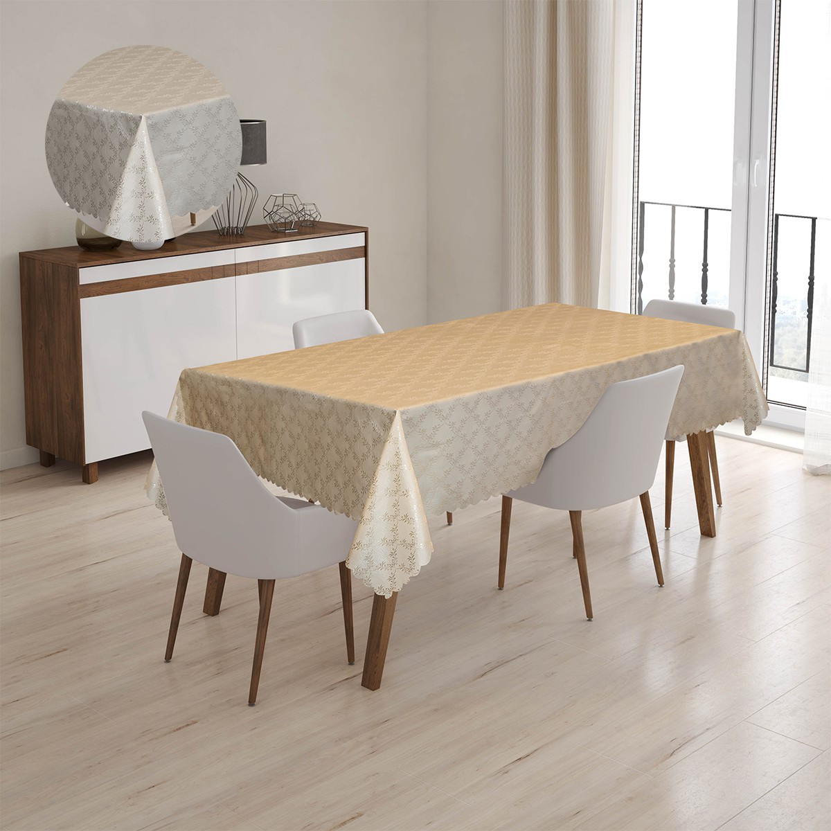 Mbulese tavoline 140x180cm  K.9218-2/519