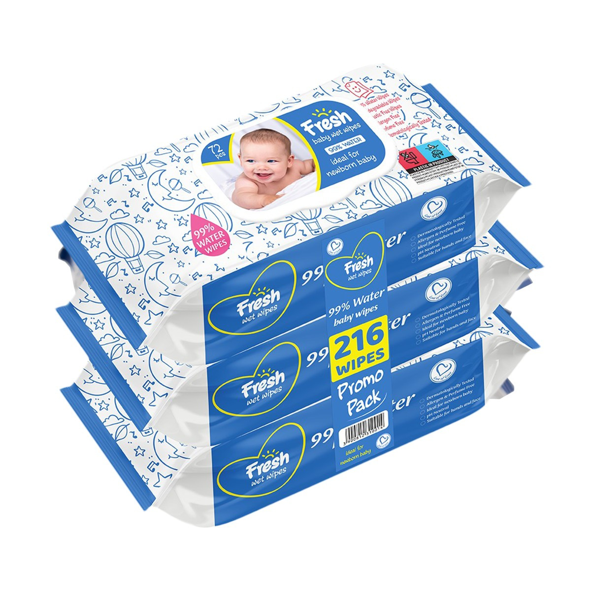 Leter e lagur Fresh 99%Water 3/1 216cope