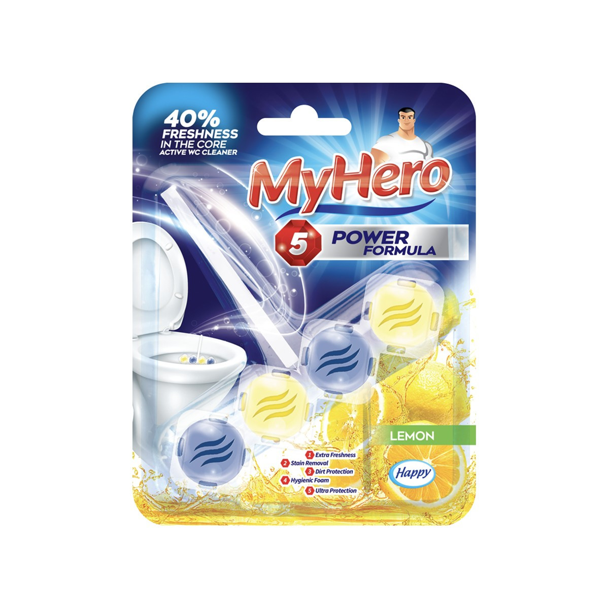 Aroma per wc My Hero Lemon 1x50 gr