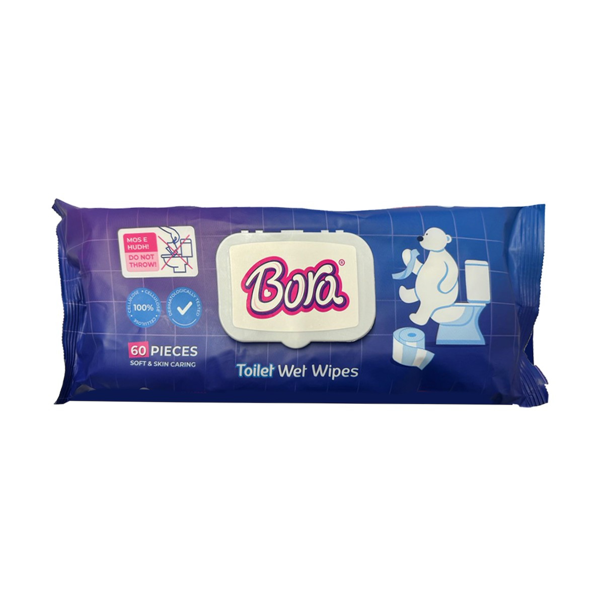 Leter toaleti lagur Bora Wet Wipes 60cp