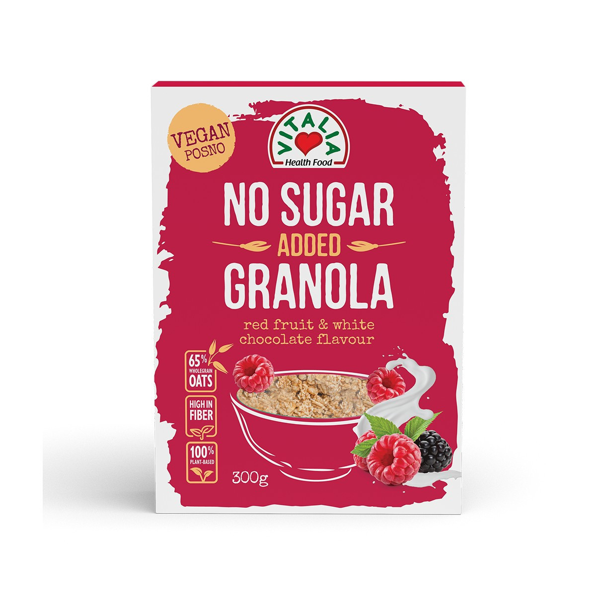 Muesli çoko. bardhë&fruta Vitalia 300gr