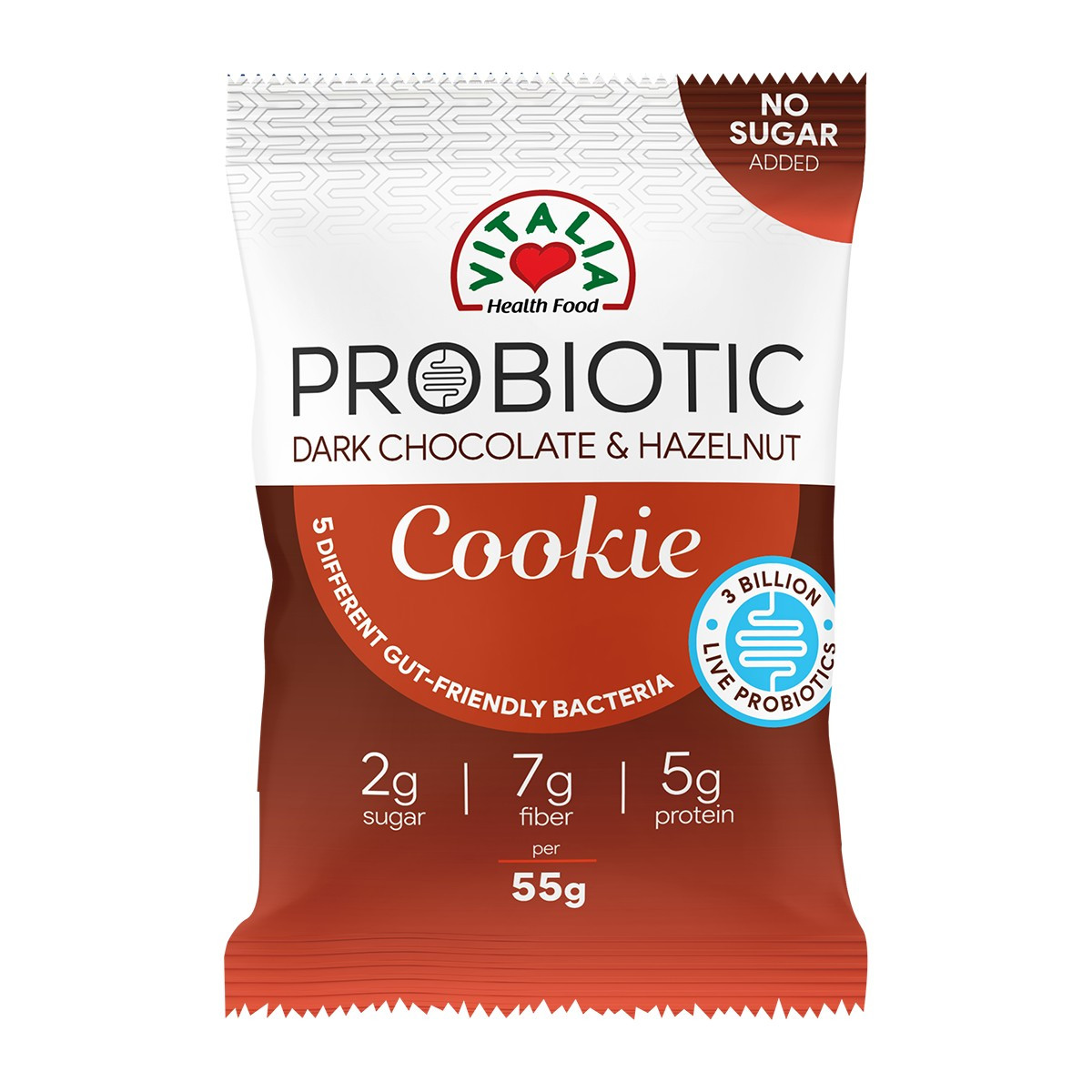 Biskotë me kakao&lajthi Vitalia 55gr