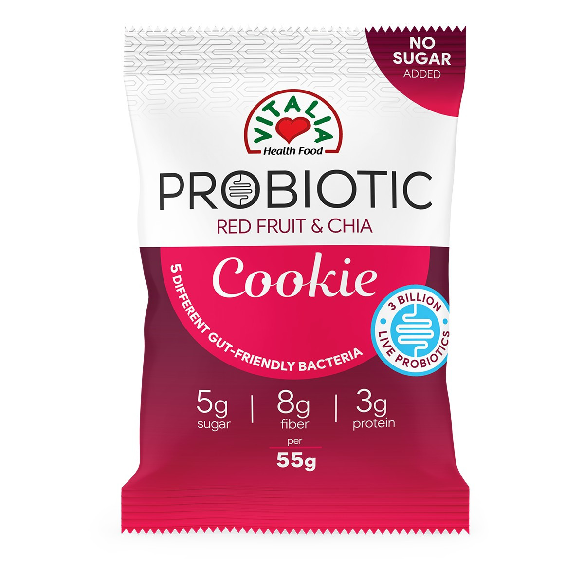 Biskotë fruta&fara chia Vitalia 55gr