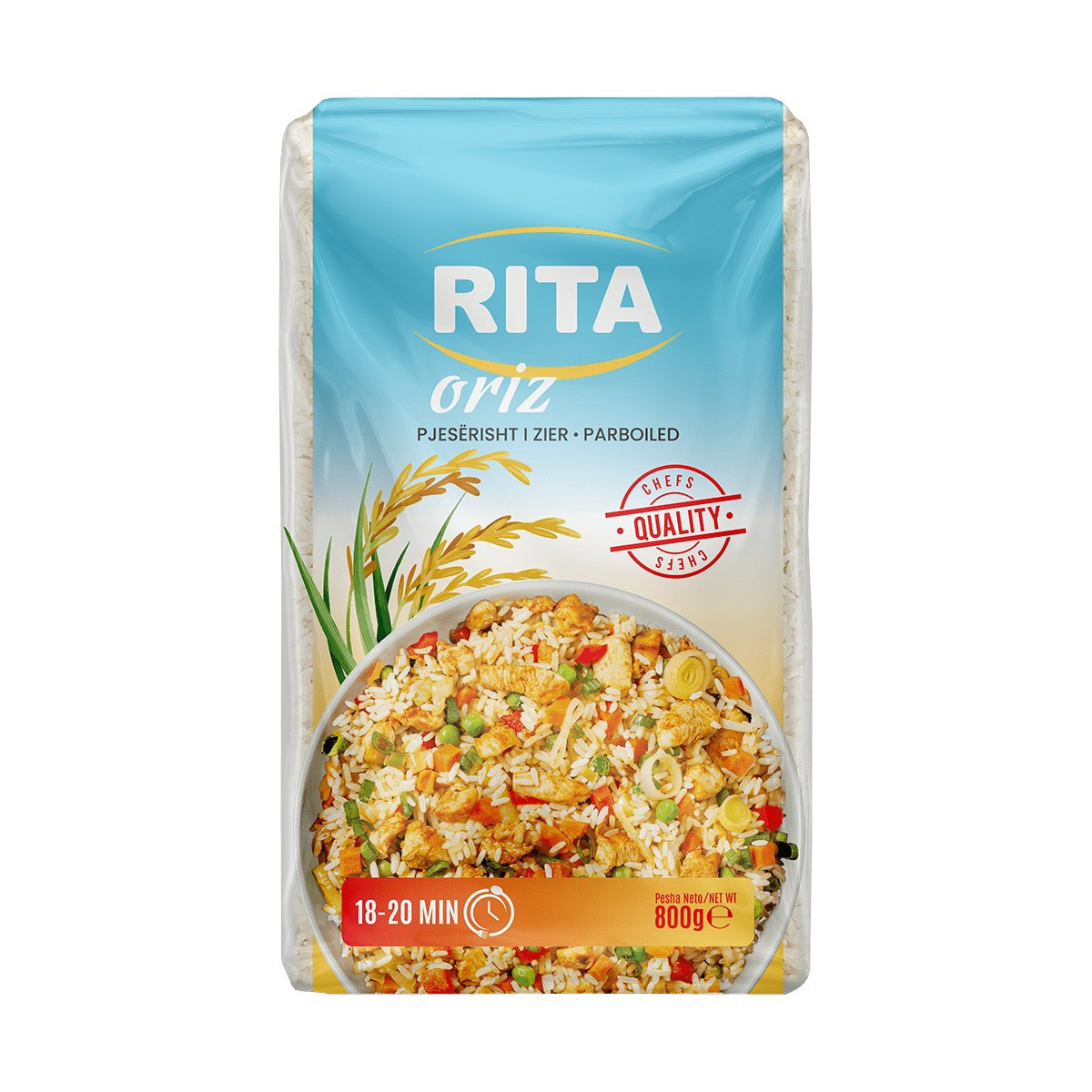 Oriz parboiled Rita 800gr
